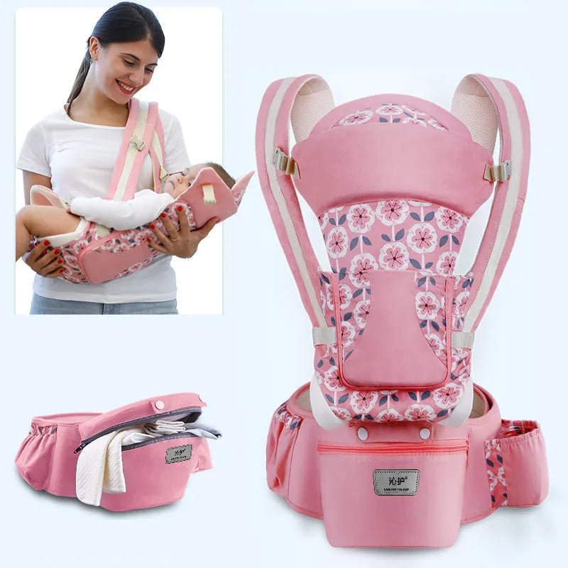 Baby Carrier Infant Baby Hipseat Carrier 3 In 1 Front Facing Ergonomic - Bellarte Enchanté Baby Carrier Infant Baby Hipseat Carrier 3 In 1 Front Facing Ergonomic