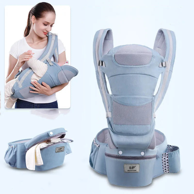 Baby Carrier Infant Baby Hipseat Carrier 3 In 1 Front Facing Ergonomic - Bellarte Enchanté Baby Carrier Infant Baby Hipseat Carrier 3 In 1 Front Facing Ergonomic
