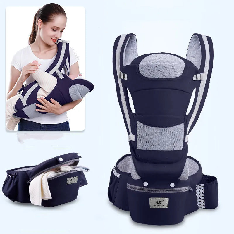 Baby Carrier Infant Baby Hipseat Carrier 3 In 1 Front Facing Ergonomic - Bellarte Enchanté Baby Carrier Infant Baby Hipseat Carrier 3 In 1 Front Facing Ergonomic