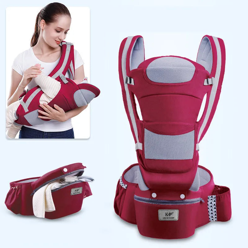 Baby Carrier Infant Baby Hipseat Carrier 3 In 1 Front Facing Ergonomic - Bellarte Enchanté Baby Carrier Infant Baby Hipseat Carrier 3 In 1 Front Facing Ergonomic