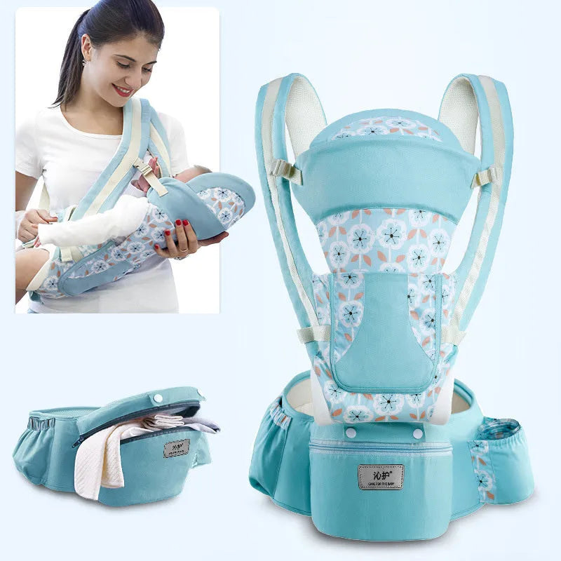 Baby Carrier Infant Baby Hipseat Carrier 3 In 1 Front Facing Ergonomic - Bellarte Enchanté Baby Carrier Infant Baby Hipseat Carrier 3 In 1 Front Facing Ergonomic