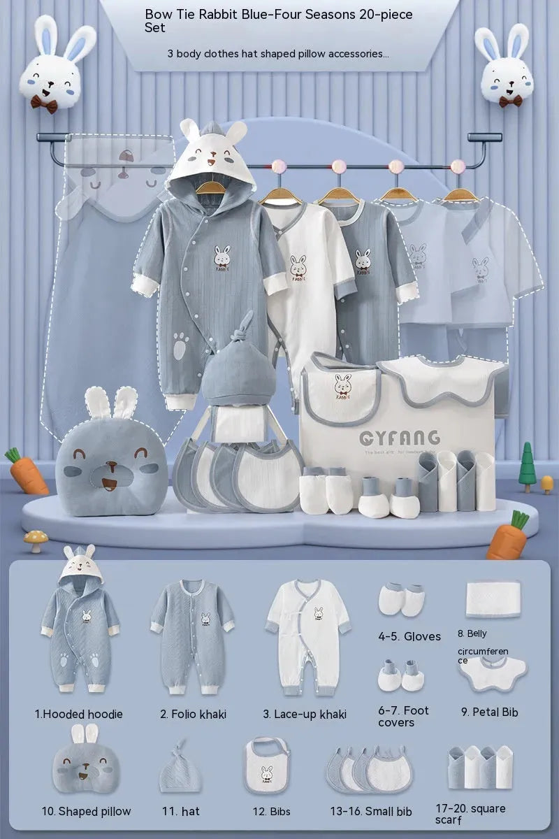 Baby Fashion Simple Newborn Gift Set - Bellarte Enchanté Baby Fashion Simple Newborn Gift Set