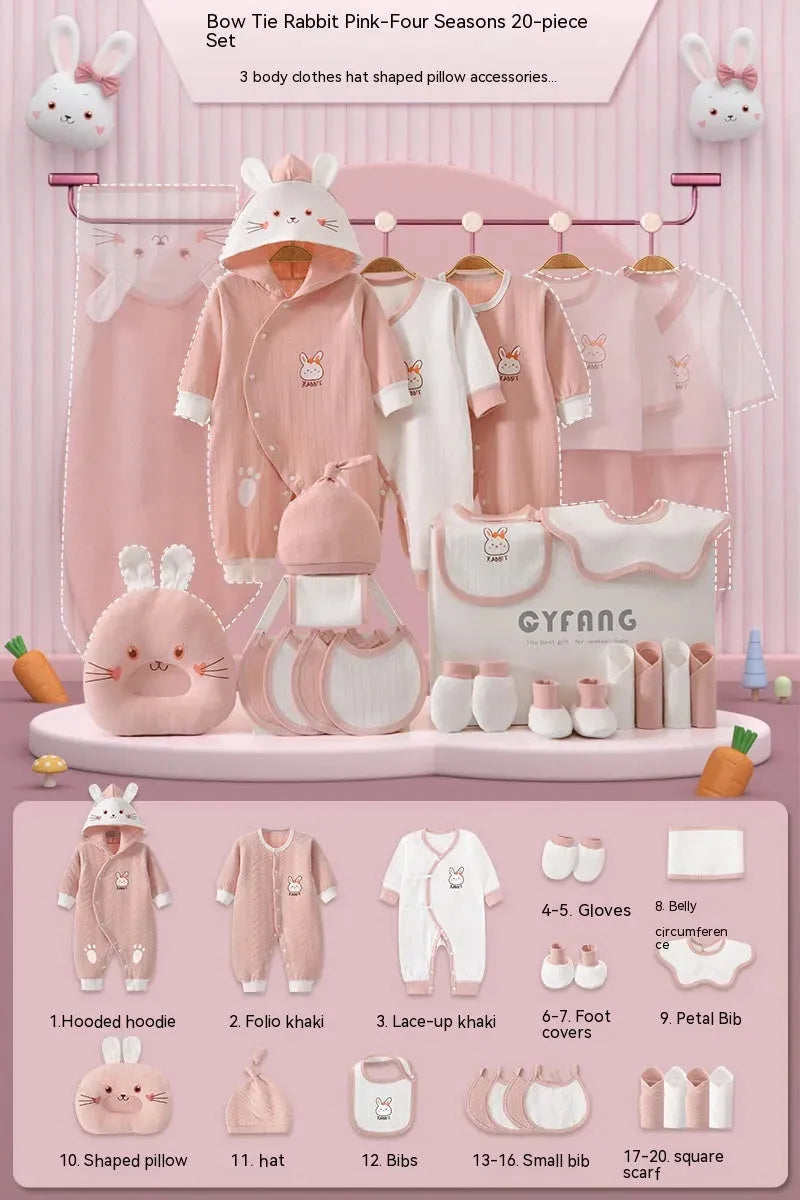 Baby Fashion Simple Newborn Gift Set - Bellarte Enchanté Baby Fashion Simple Newborn Gift Set