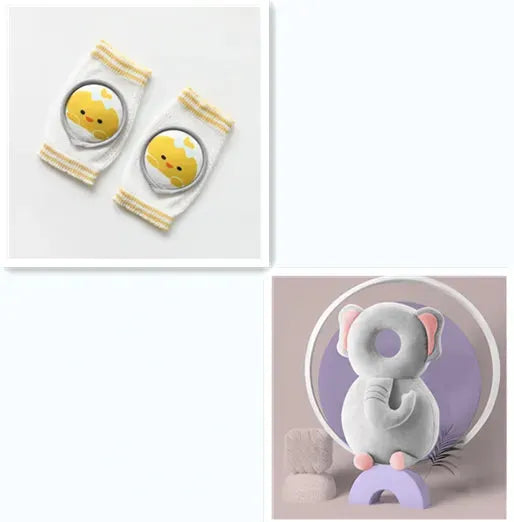 Baby Knee Pads Cartoon Accessories Doll Elbow Pads Baby Learning Set - Bellarte Enchanté Baby Knee Pads Cartoon Accessories Doll Elbow Pads Baby Learning Set