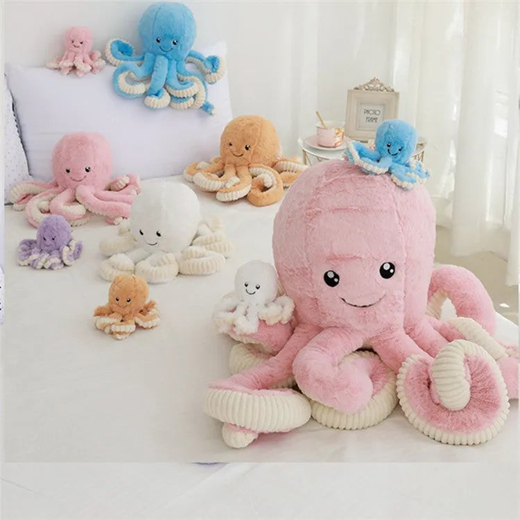 Baby Octopus Plush Toy - Bellarte Enchanté Baby Octopus Plush Toy