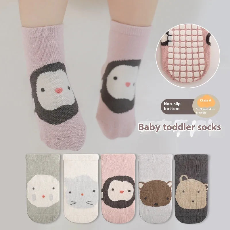 Baby Toddler Socks Spring And Autumn Indoor Base Gel Non-slip - Bellarte Enchanté Baby Toddler Socks Spring And Autumn Indoor Base Gel Non-slip