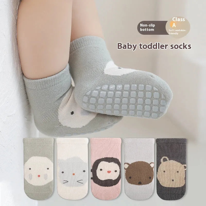 Baby Toddler Socks Spring And Autumn Indoor Base Gel Non-slip - Bellarte Enchanté Baby Toddler Socks Spring And Autumn Indoor Base Gel Non-slip