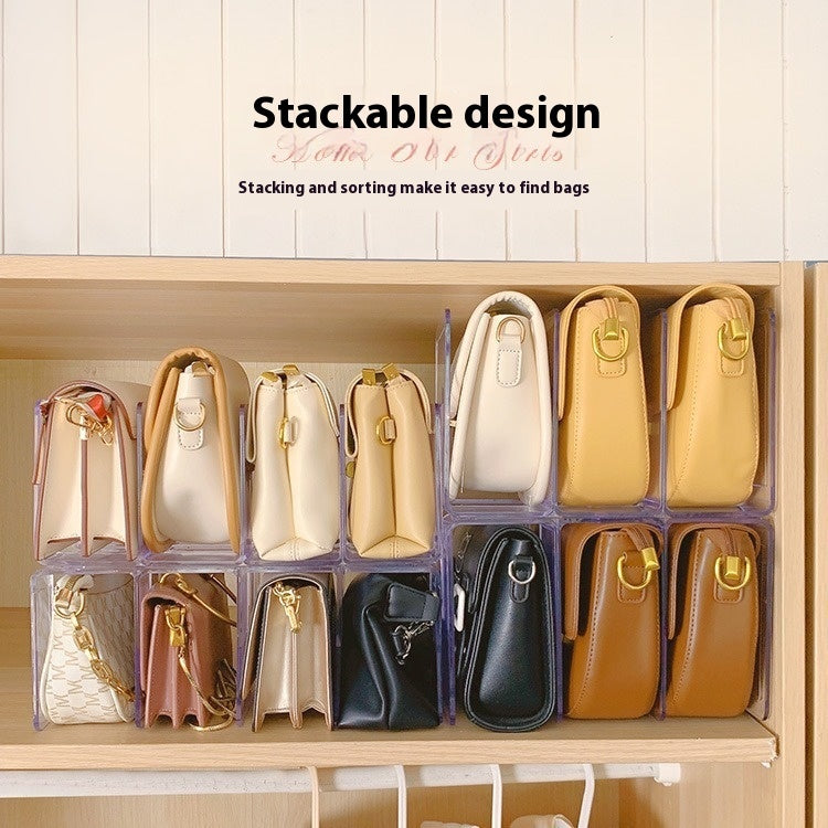 Bag Storage Box Partition Plate Place Bag Storage Rack Handbag Storage Wardrobe Finishing Partition - Bellarte Enchanté Bag Storage Box Partition Plate Place Bag Storage Rack Handbag Storage Wardrobe Finishing Partition