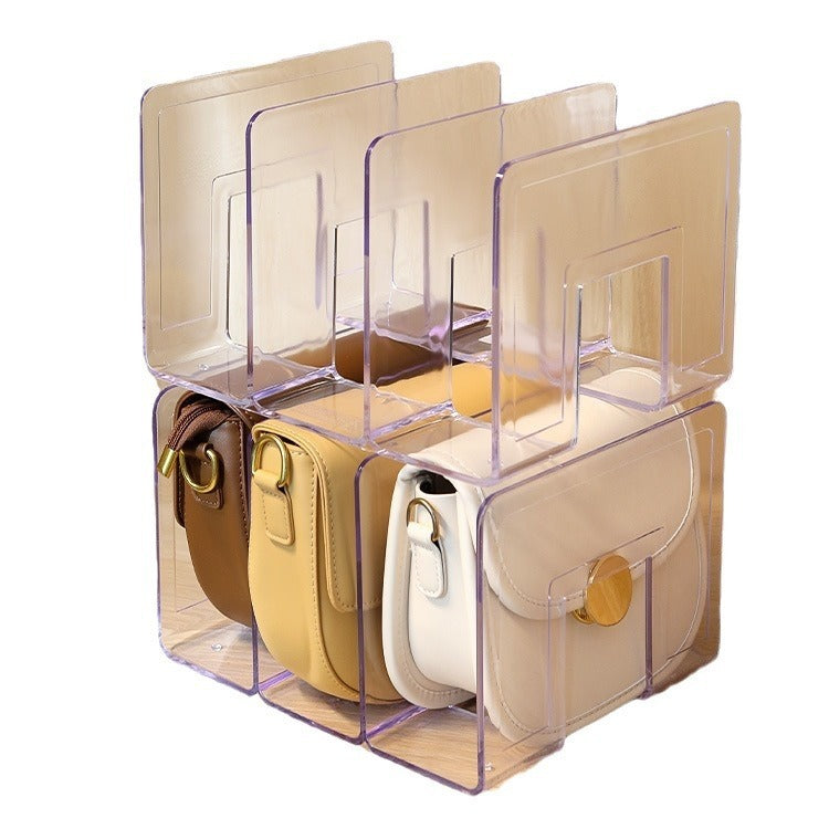 Bag Storage Box Partition Plate Place Bag Storage Rack Handbag Storage Wardrobe Finishing Partition - Bellarte Enchanté Bag Storage Box Partition Plate Place Bag Storage Rack Handbag Storage Wardrobe Finishing Partition
