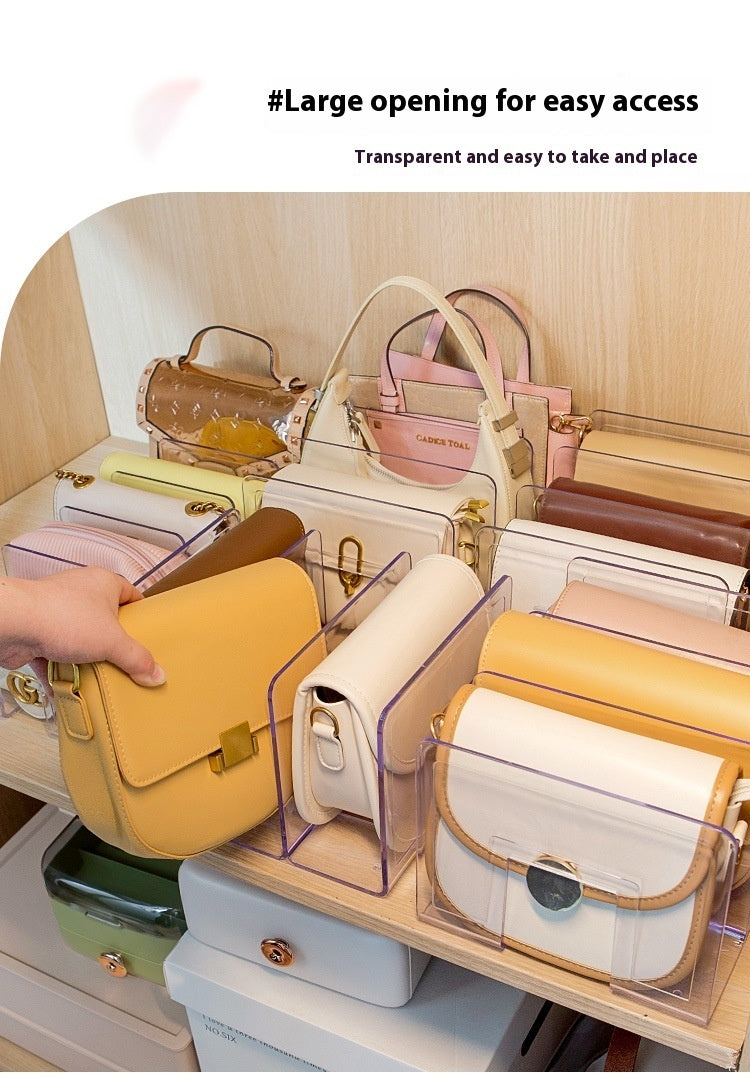 Bag Storage Box Partition Plate Place Bag Storage Rack Handbag Storage Wardrobe Finishing Partition - Bellarte Enchanté Bag Storage Box Partition Plate Place Bag Storage Rack Handbag Storage Wardrobe Finishing Partition