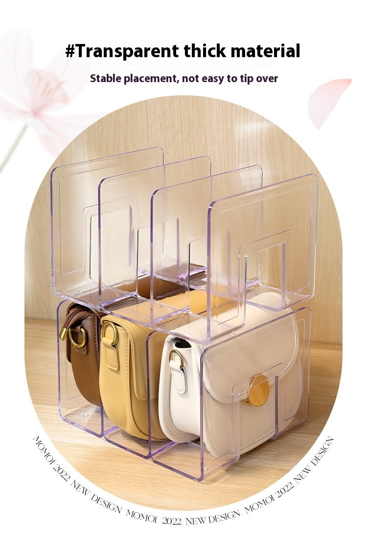 Bag Storage Box Partition Plate Place Bag Storage Rack Handbag Storage Wardrobe Finishing Partition - Bellarte Enchanté Bag Storage Box Partition Plate Place Bag Storage Rack Handbag Storage Wardrobe Finishing Partition