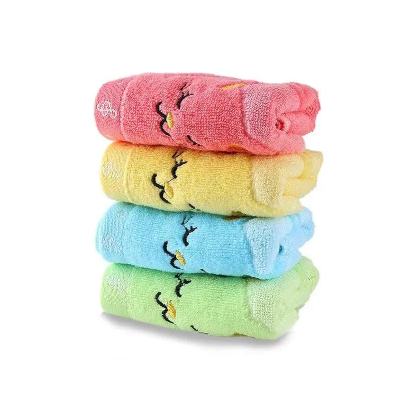 Bamboo Fiber Kitten Face Bath Towels - Bellarte Enchanté Bamboo Fiber Kitten Face Bath Towels