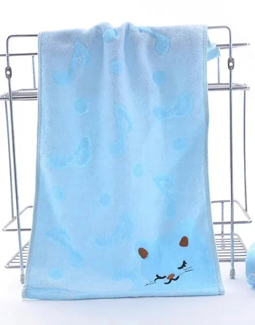 Bamboo Fiber Kitten Face Bath Towels - Bellarte Enchanté Bamboo Fiber Kitten Face Bath Towels
