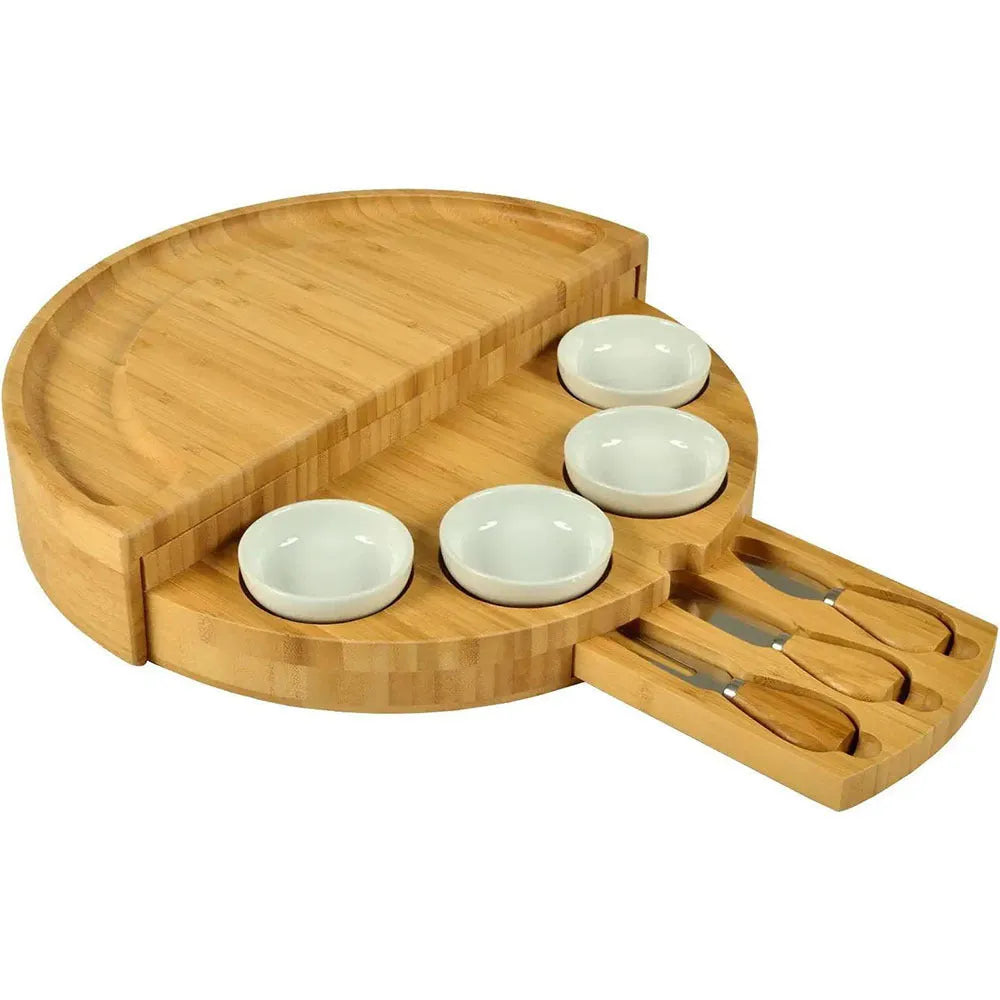 Bamboo Foldable Cheese Board - Bellarte Enchanté Bamboo Foldable Cheese Board
