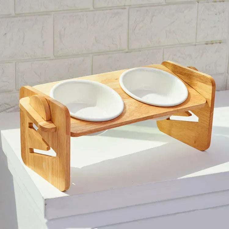 Bamboo single double double bowl bamboo frame - Bellarte Enchanté Bamboo single double double bowl bamboo frame