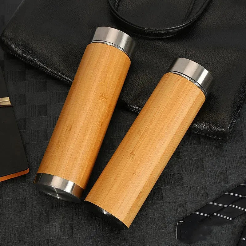 Bamboo Stainless Steel Insulated Bamboo Water Cup - Bellarte Enchanté Bamboo Stainless Steel Insulated Bamboo Water Cup