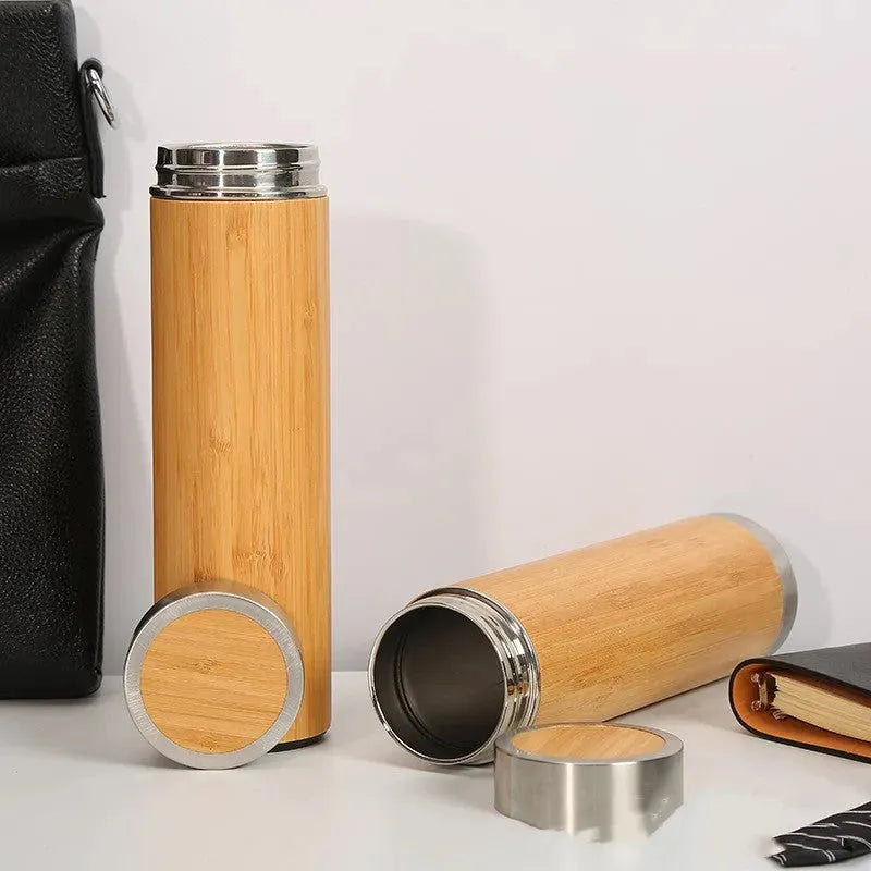 Bamboo Stainless Steel Insulated Bamboo Water Cup - Bellarte Enchanté Bamboo Stainless Steel Insulated Bamboo Water Cup