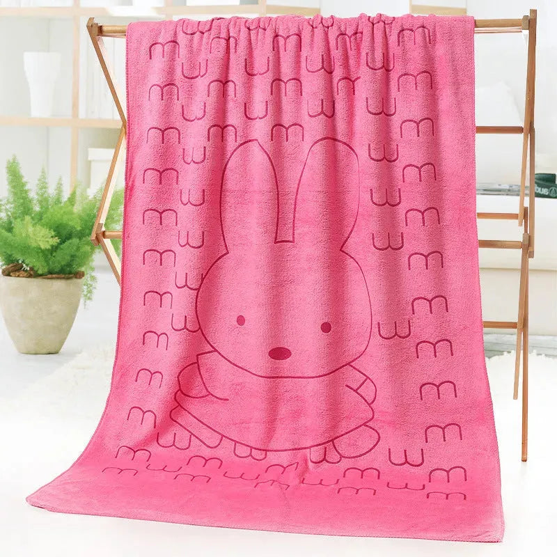 Bath towel beach towel cartoon print - Bellarte Enchanté Bath towel beach towel cartoon print