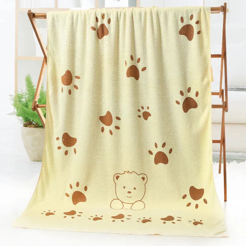 Bath towel beach towel cartoon print - Bellarte Enchanté Bath towel beach towel cartoon print