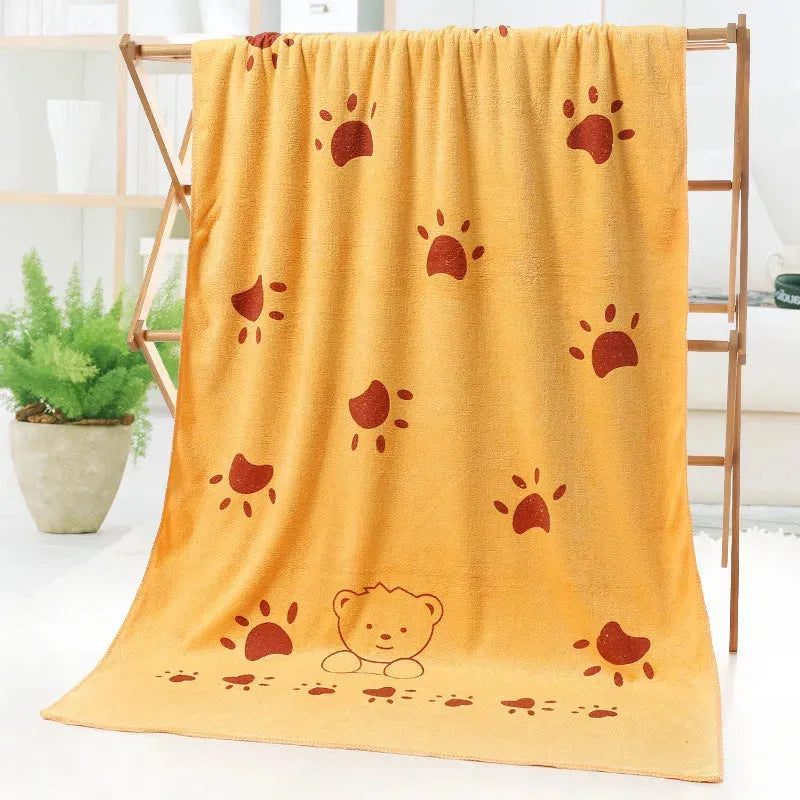 Bath towel beach towel cartoon print - Bellarte Enchanté Bath towel beach towel cartoon print