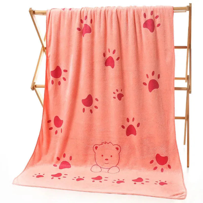 Bath towel beach towel cartoon print - Bellarte Enchanté Bath towel beach towel cartoon print