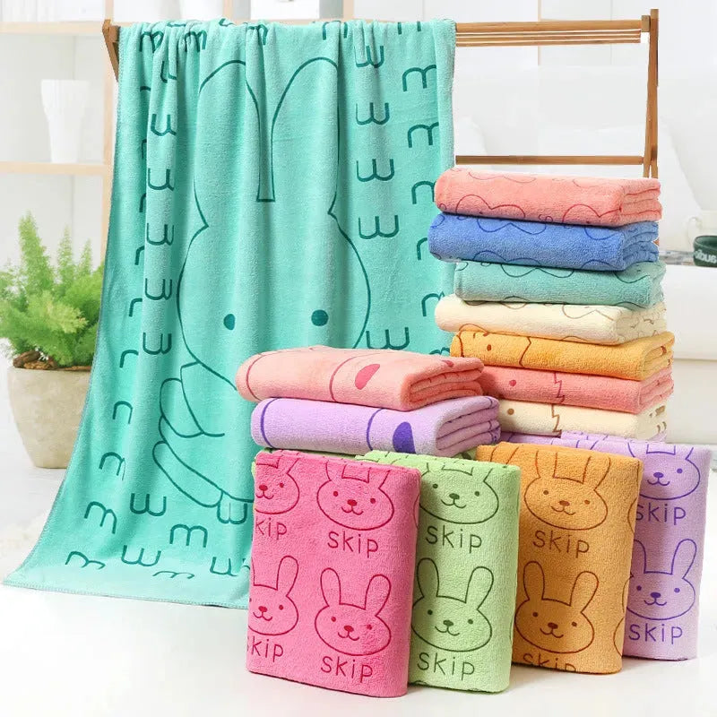 Bath towel beach towel cartoon print - Bellarte Enchanté Bath towel beach towel cartoon print