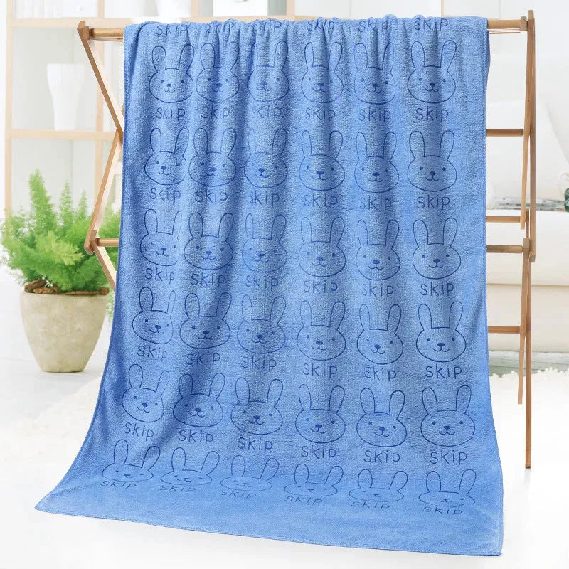 Bath towel beach towel cartoon print - Bellarte Enchanté Bath towel beach towel cartoon print
