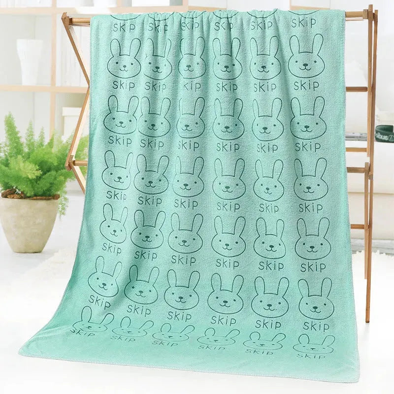 Bath towel beach towel cartoon print - Bellarte Enchanté Bath towel beach towel cartoon print