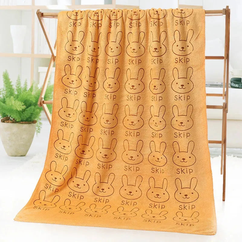 Bath towel beach towel cartoon print - Bellarte Enchanté Bath towel beach towel cartoon print