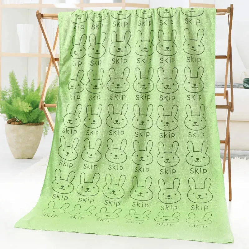 Bath towel beach towel cartoon print - Bellarte Enchanté Bath towel beach towel cartoon print