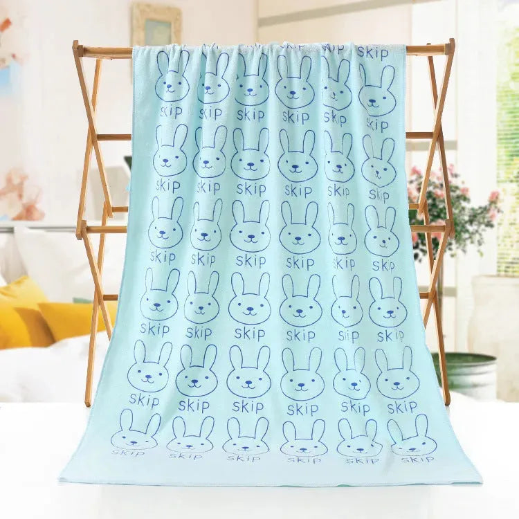 Bath towel beach towel cartoon print - Bellarte Enchanté Bath towel beach towel cartoon print