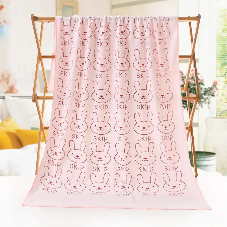 Bath towel beach towel cartoon print - Bellarte Enchanté Bath towel beach towel cartoon print
