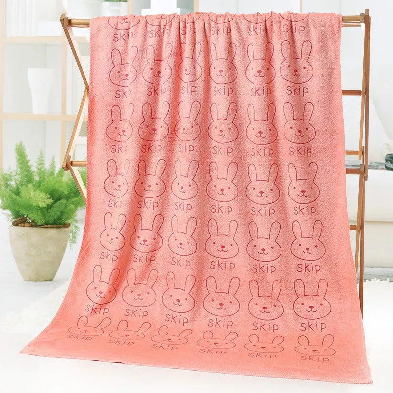 Bath towel beach towel cartoon print - Bellarte Enchanté Bath towel beach towel cartoon print