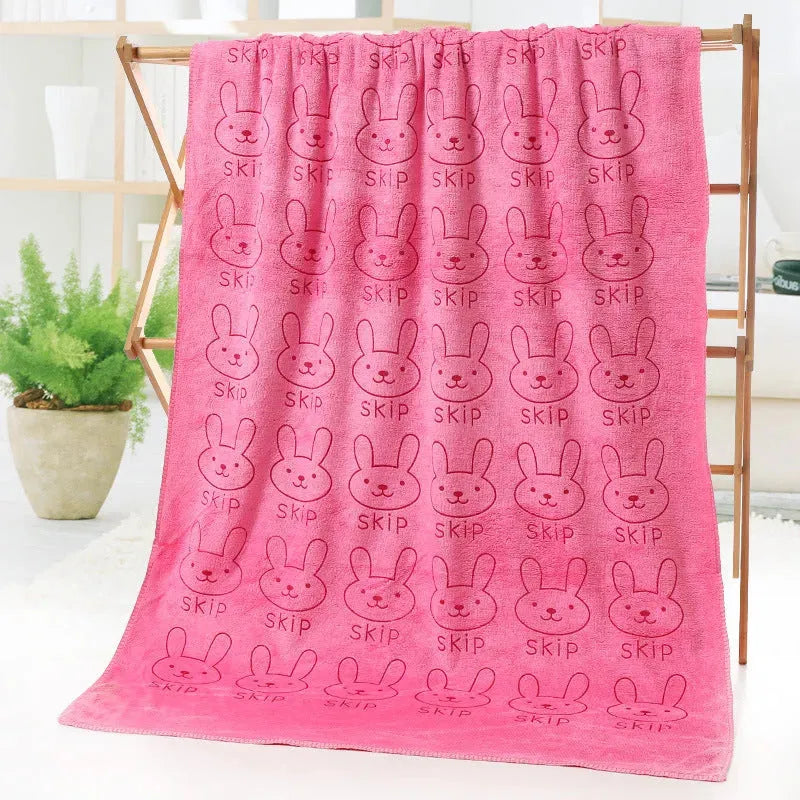Bath towel beach towel cartoon print - Bellarte Enchanté Bath towel beach towel cartoon print
