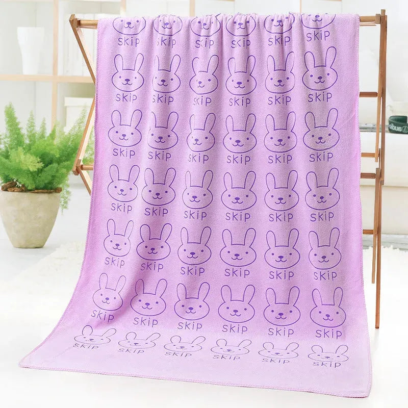 Bath towel beach towel cartoon print - Bellarte Enchanté Bath towel beach towel cartoon print