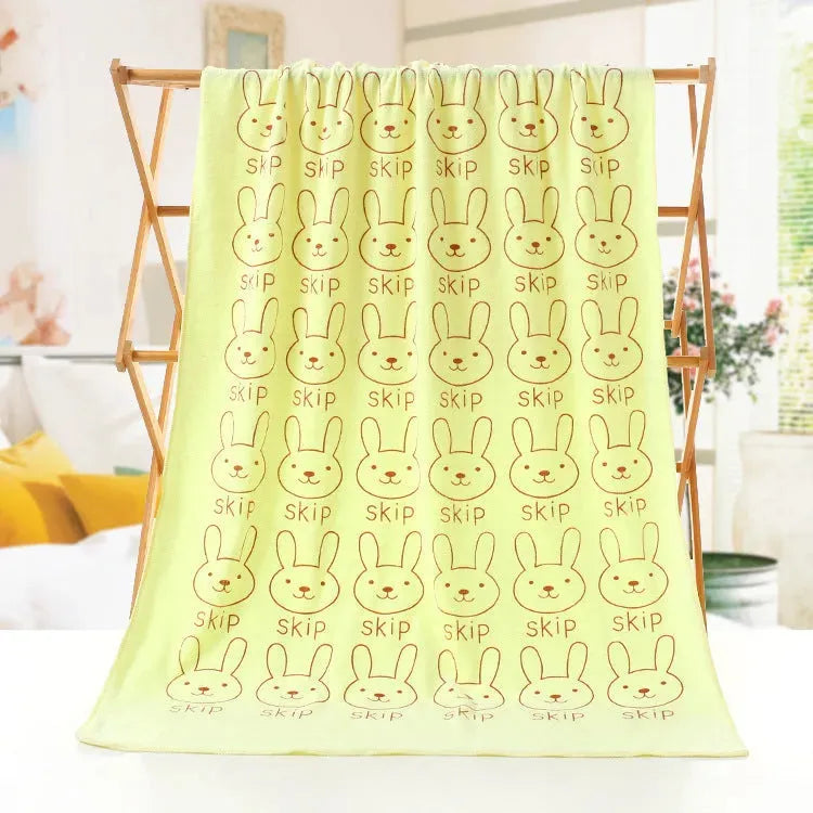 Bath towel beach towel cartoon print - Bellarte Enchanté Bath towel beach towel cartoon print