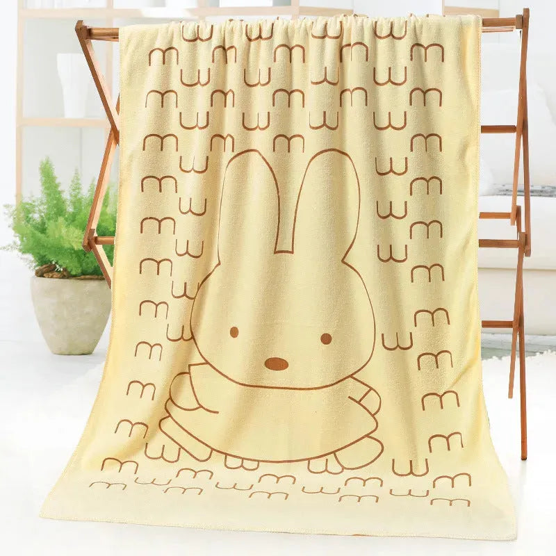 Bath towel beach towel cartoon print - Bellarte Enchanté Bath towel beach towel cartoon print