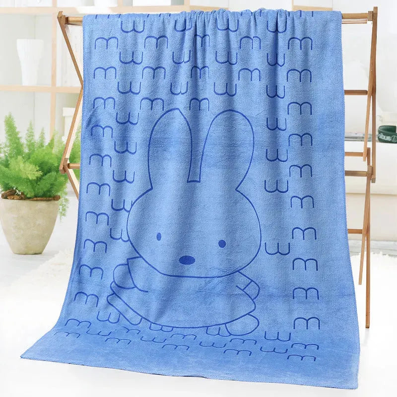 Bath towel beach towel cartoon print - Bellarte Enchanté Bath towel beach towel cartoon print
