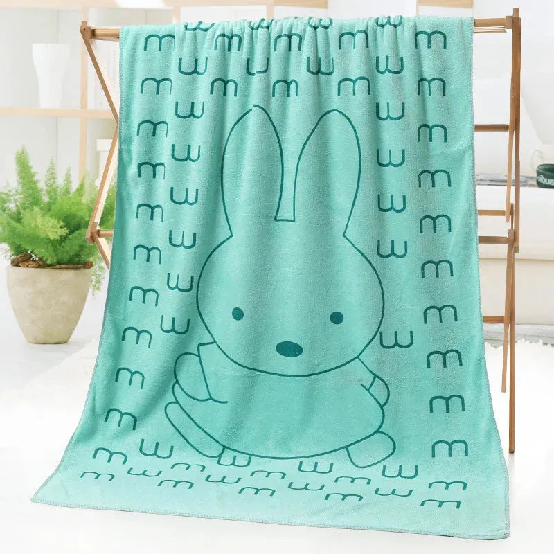 Bath towel beach towel cartoon print - Bellarte Enchanté Bath towel beach towel cartoon print