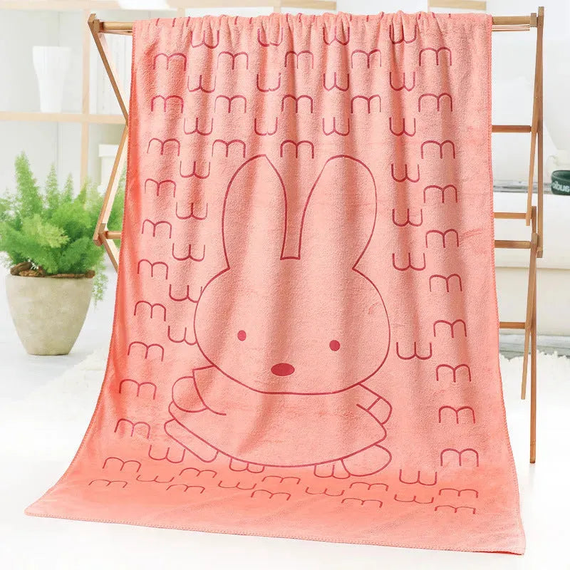 Bath towel beach towel cartoon print - Bellarte Enchanté Bath towel beach towel cartoon print