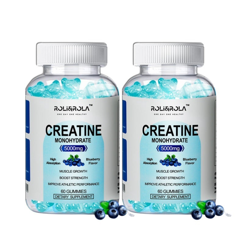 High Strength Creatine Monohydrate Gummies, Blueberry