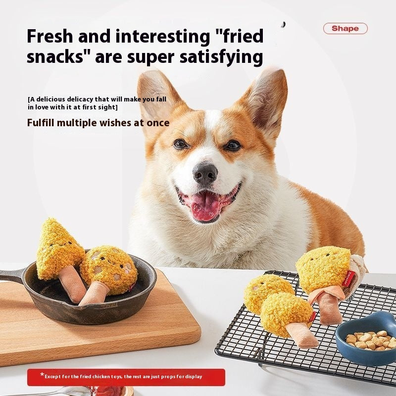 Self-Hi Relieving Stuffy Paper Dog Sound Plush Toy