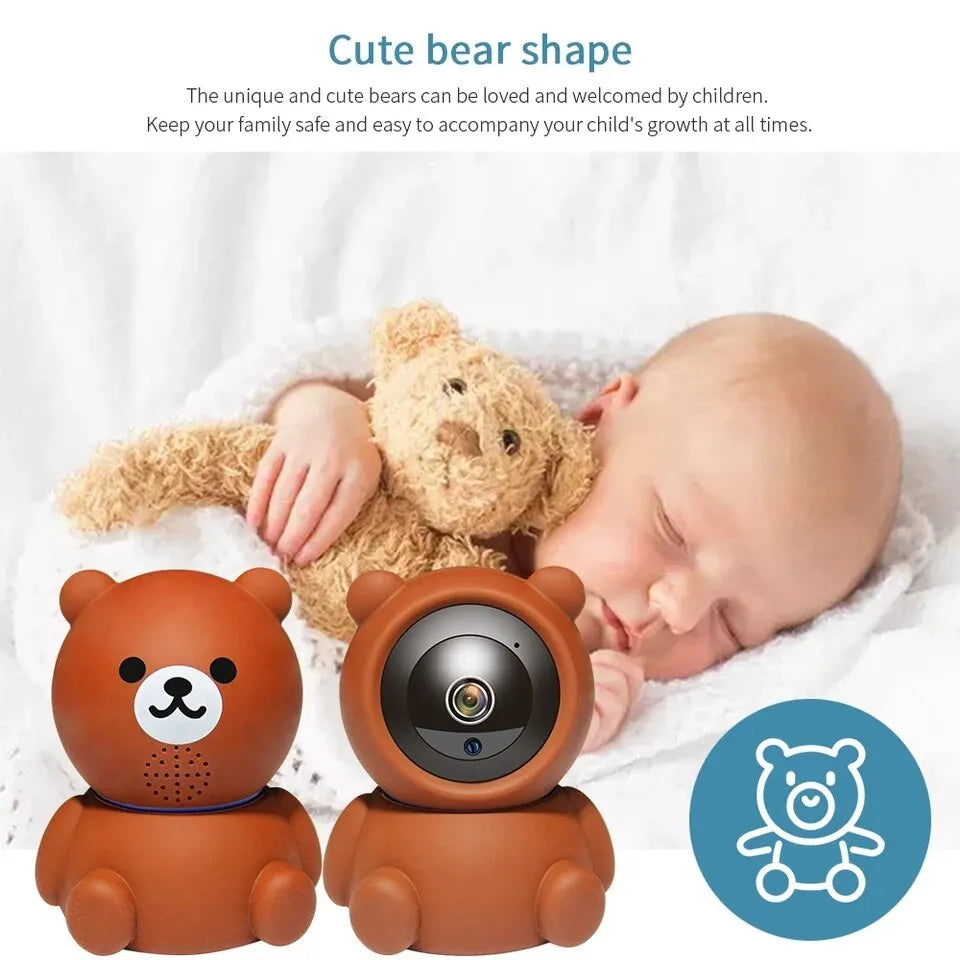 Bear Camera1080P Wifi IP Camera Auto Tracking IR Night Vision Home Security Camera - Bellarte Enchanté Bear Camera1080P Wifi IP Camera Auto Tracking IR Night Vision Home Security Camera