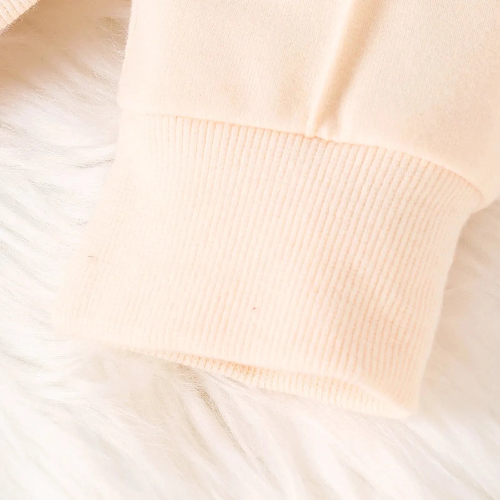 Bear Pullover Sweater Pleated Trousers Sports Suit - Bellarte Enchanté Bear Pullover Sweater Pleated Trousers Sports Suit