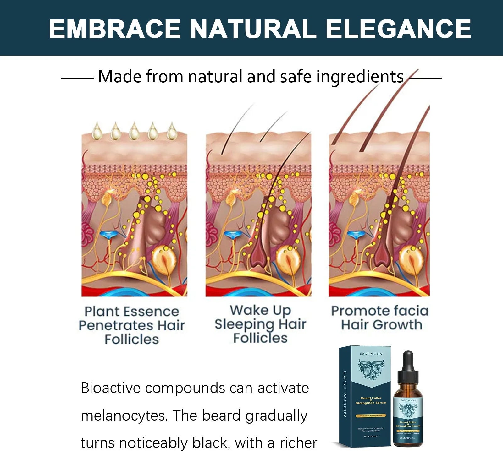 Beard Care Solution Gentle And Shine Men's Beard Strong Beard Root - Bellarte Enchanté Beard Care Solution Gentle And Shine Men's Beard Strong Beard Root