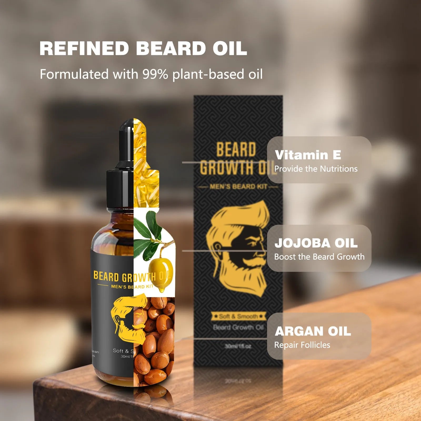 Beard Care Suit Beard Cover Box - Bellarte Enchanté Beard Care Suit Beard Cover Box