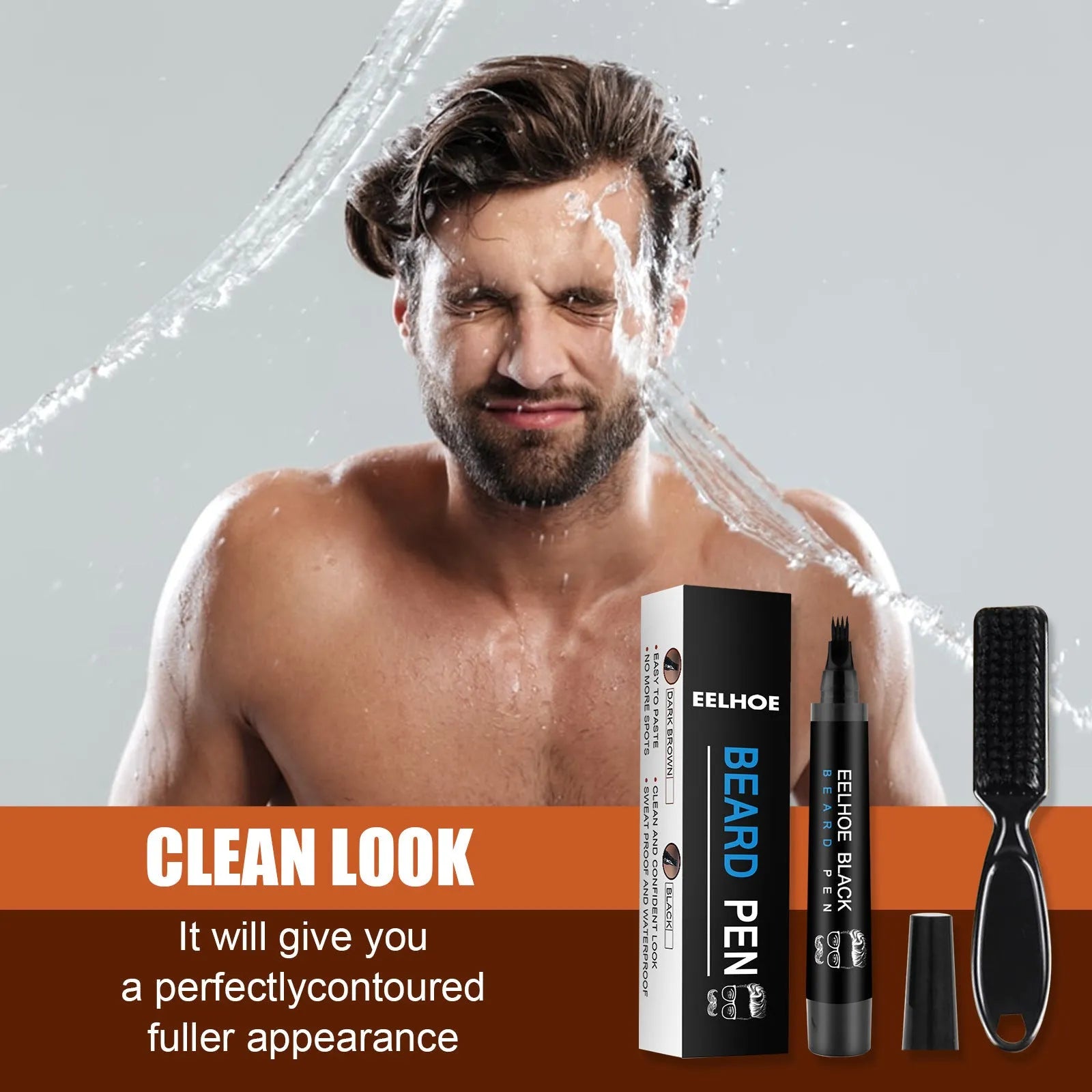 Beard Refill Pen Kit Waterproof Beard Tracing - Bellarte Enchanté Beard Refill Pen Kit Waterproof Beard Tracing