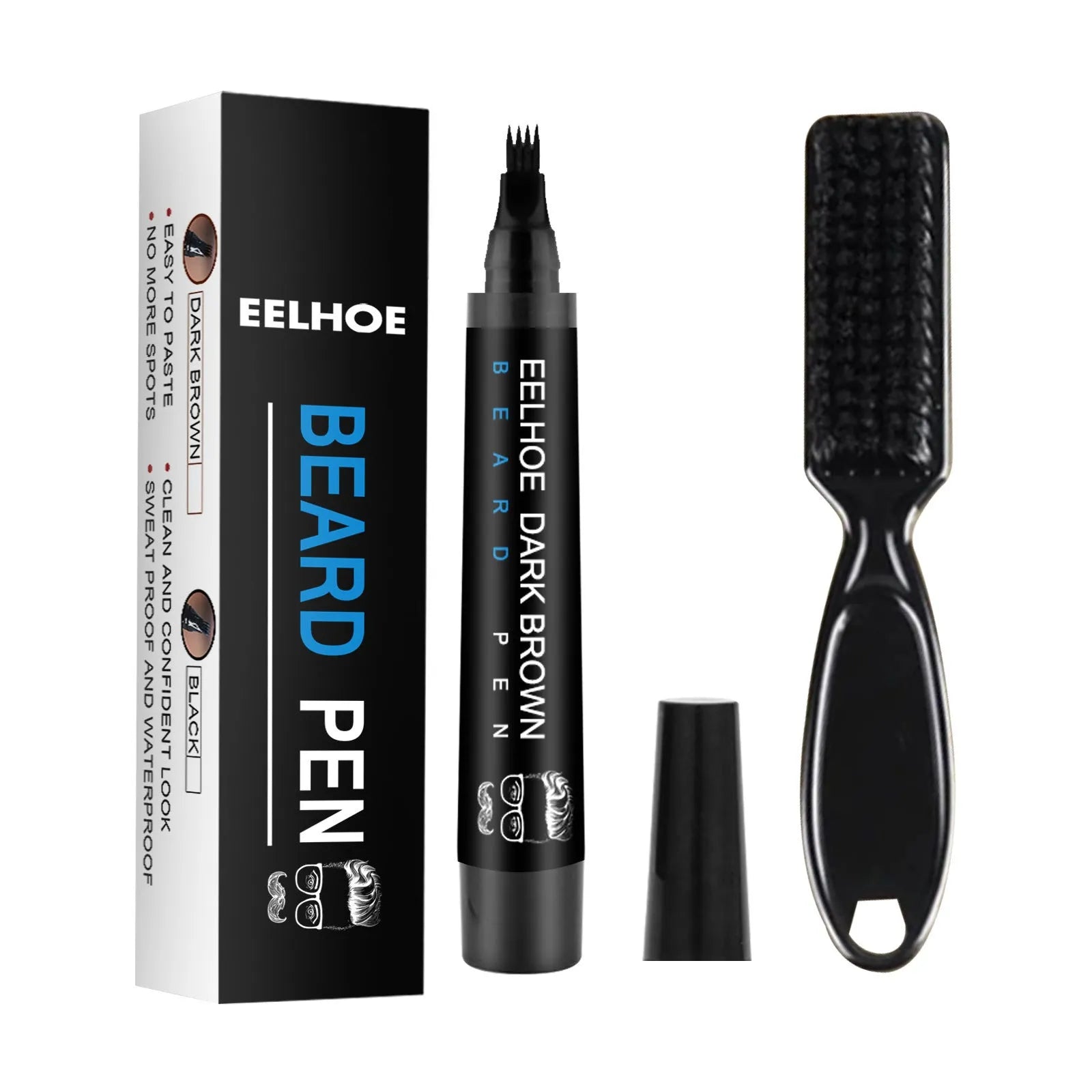 Beard Refill Pen Kit Waterproof Beard Tracing - Bellarte Enchanté Beard Refill Pen Kit Waterproof Beard Tracing