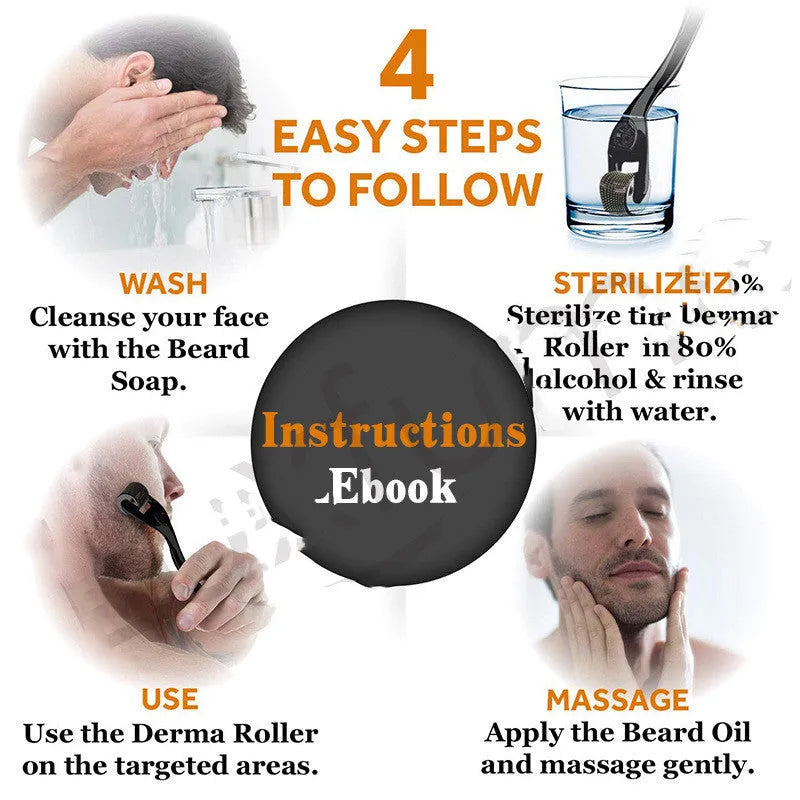 Beard Set Box Beard Cleaning Care - Bellarte Enchanté Beard Set Box Beard Cleaning Care