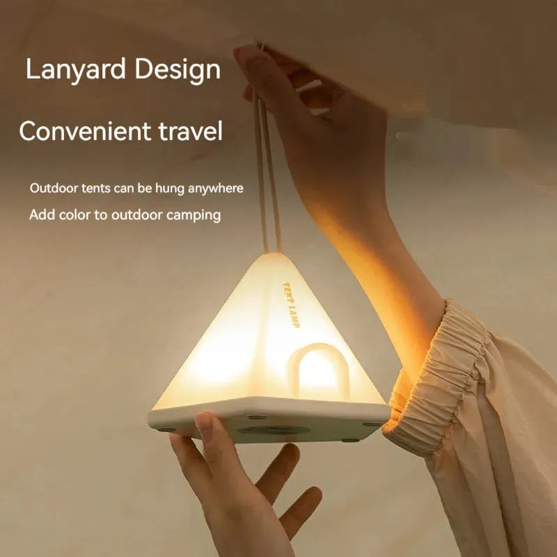 Bedroom Charging Ambience Light Simple Bedside Lamp Outdoor Camping Portable Atmosphere Small Night Lamp - Bellarte Enchanté Bedroom Charging Ambience Light Simple Bedside Lamp Outdoor Camping Portable Atmosphere Small Night Lamp